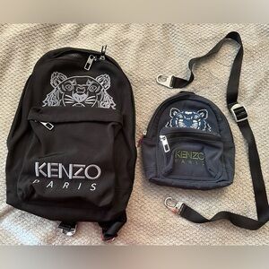 KENZO Two (2) AUTHENTIC backpacks $100 for BOTH.